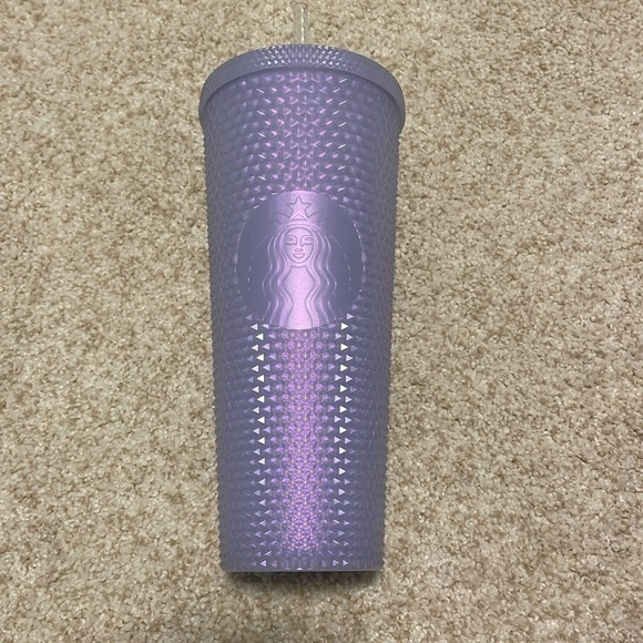 Other - Starbucks 2021 Holiday Icy lilac Bling Studded Plastic Cold Cup Tumbler 24oz